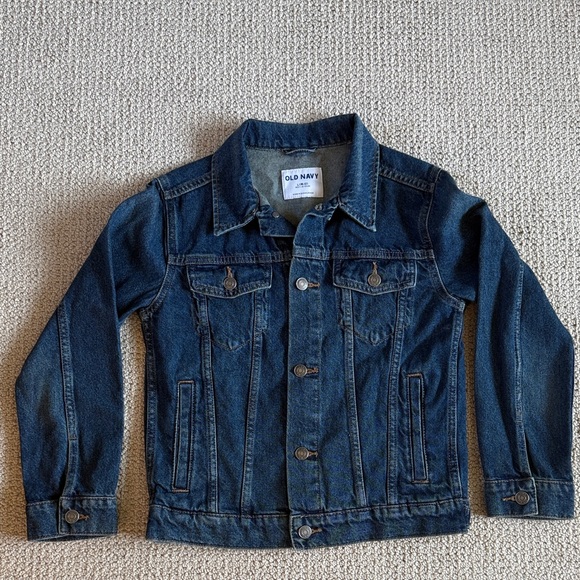 Old Navy Kids Jean Jacket - Dark Blue - Picture 1 of 6